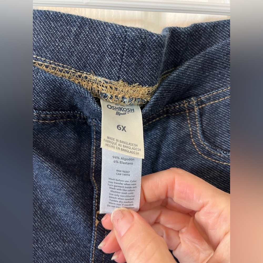 Osh Kosh size 6x jeggings, NWT - Picture 3 of 6